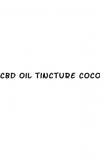 cbd oil tincture coconut