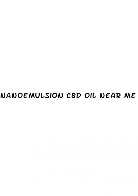 nanoemulsion cbd oil near me