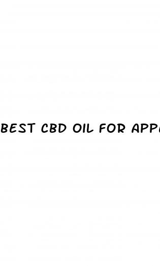 best cbd oil for appetite suppressant