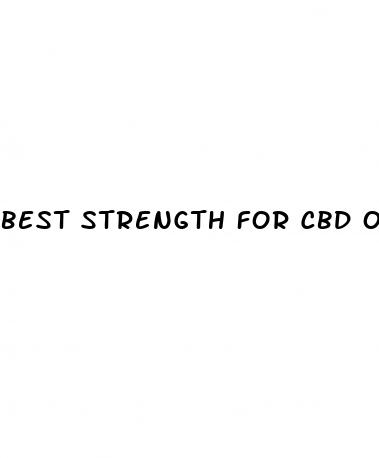 best strength for cbd oil