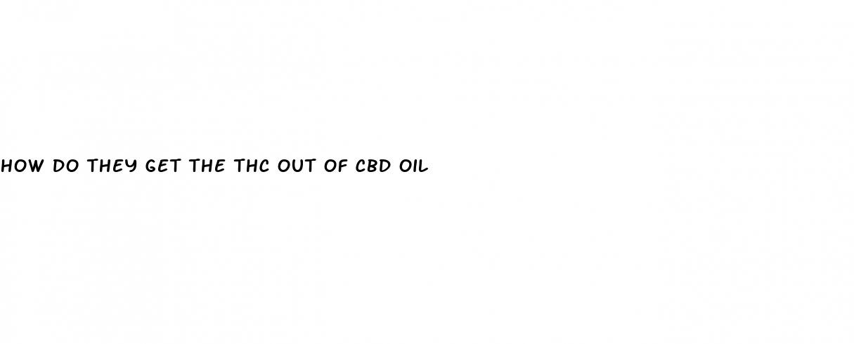 how do they get the thc out of cbd oil