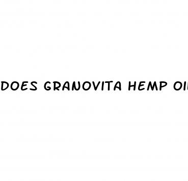 does granovita hemp oil contain cbd