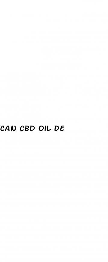 can cbd oil de