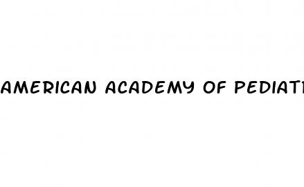 american academy of pediatrics cbd oil