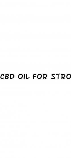 cbd oil for stroke
