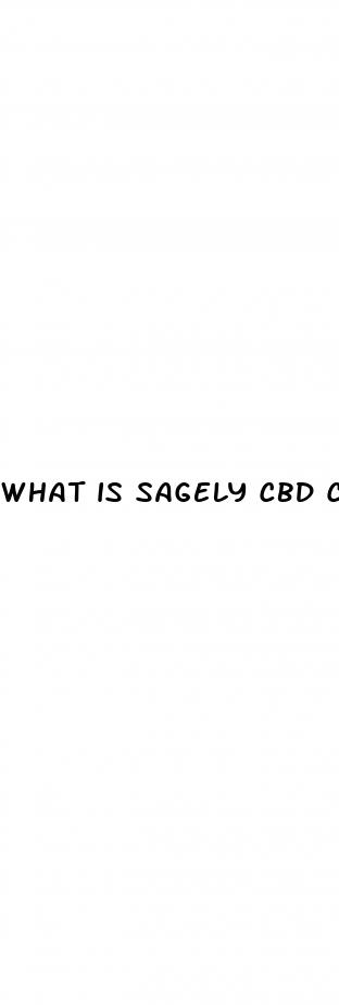 what is sagely cbd cream used for