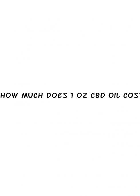 how much does 1 oz cbd oil cost