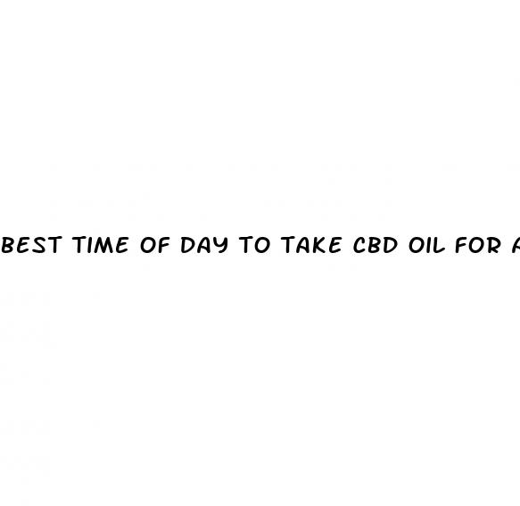 best time of day to take cbd oil for arthritis