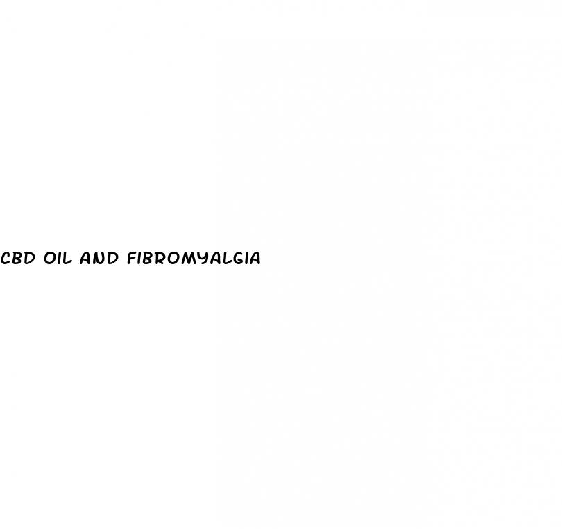 cbd oil and fibromyalgia