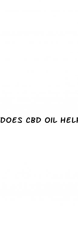 does cbd oil help anxiety right away