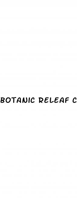 botanic releaf cbd oil