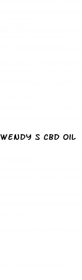 wendy s cbd oil
