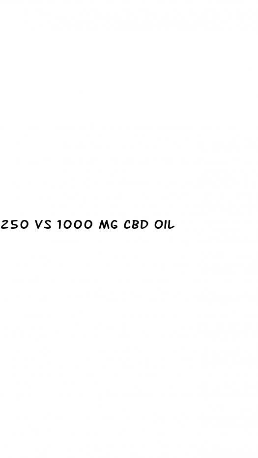 250 vs 1000 mg cbd oil