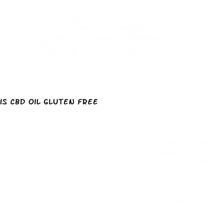 is cbd oil gluten free