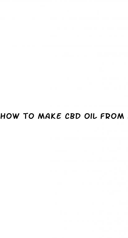 how to make cbd oil from female plant