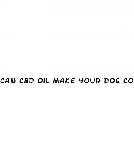 can cbd oil make your dog constipated