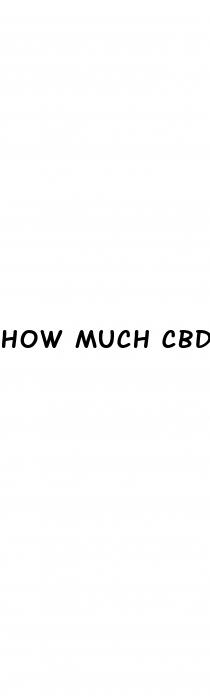 how much cbd is in full spectrum hemp oil