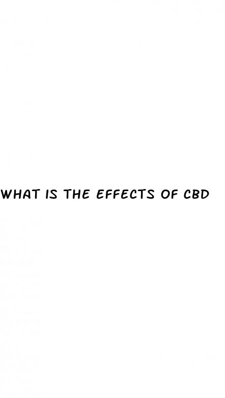 what is the effects of cbd