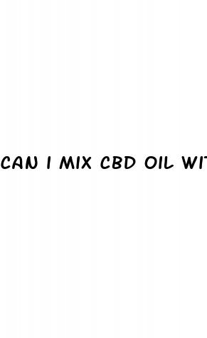 can i mix cbd oil with food