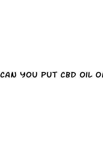 can you put cbd oil on your scalp