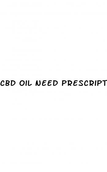 cbd oil need prescription