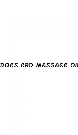 does cbd massage oil help with pain