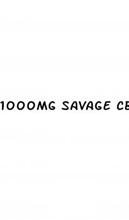 1000mg savage cbd oil user guide