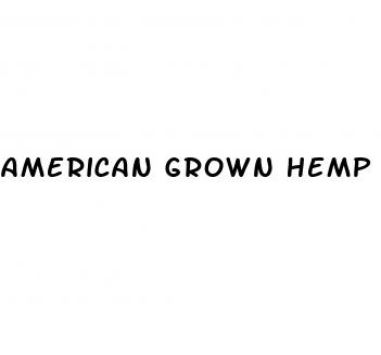 american grown hemp cbd oil