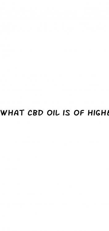 what cbd oil is of highest concentration