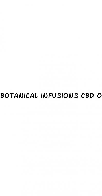 botanical infusions cbd oil
