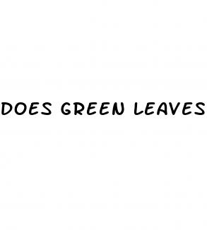 does green leaves cbd oil work