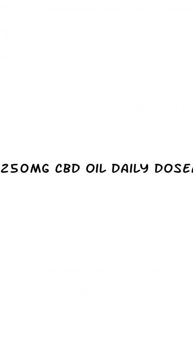 250mg cbd oil daily doseage
