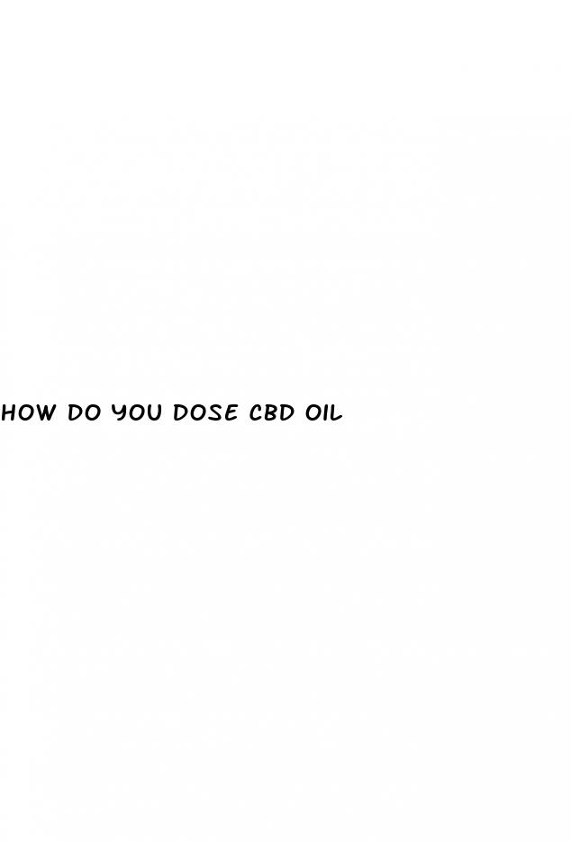 how do you dose cbd oil