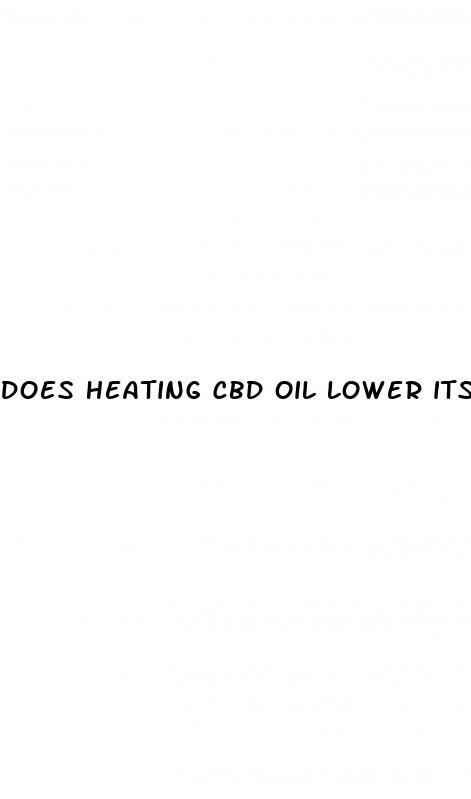 does heating cbd oil lower its effectiveness