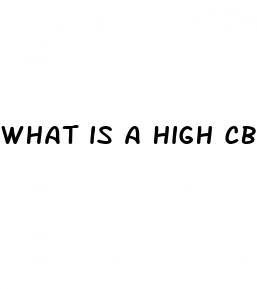 what is a high cbd amount