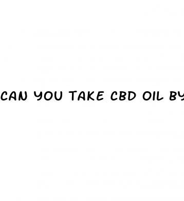 can you take cbd oil by just rubbing it in