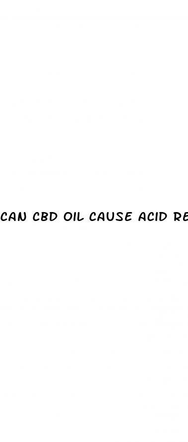 can cbd oil cause acid reflux
