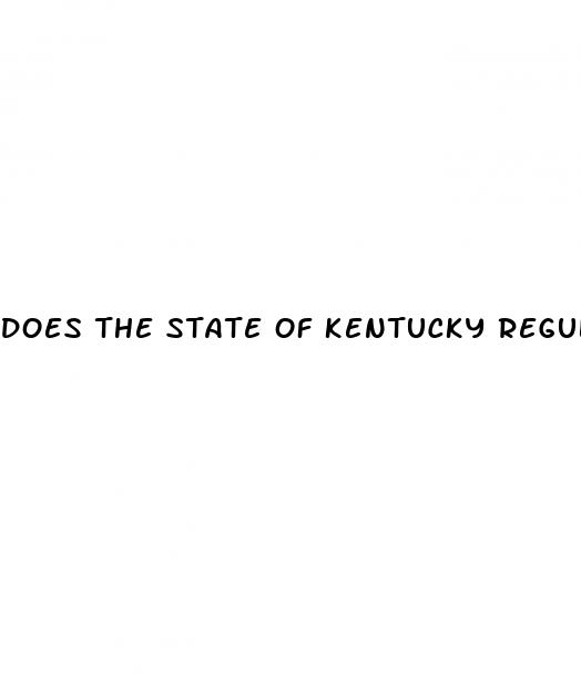 does the state of kentucky regulate cbd oil