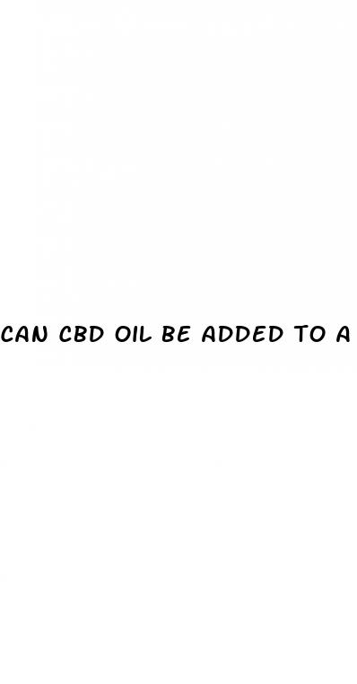 can cbd oil be added to a salad