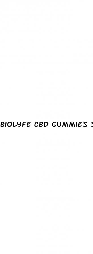 biolyfe cbd gummies stamina