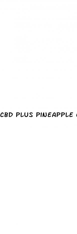 cbd plus pineapple coconut gummies