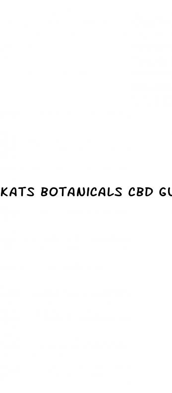 kats botanicals cbd gummy bears