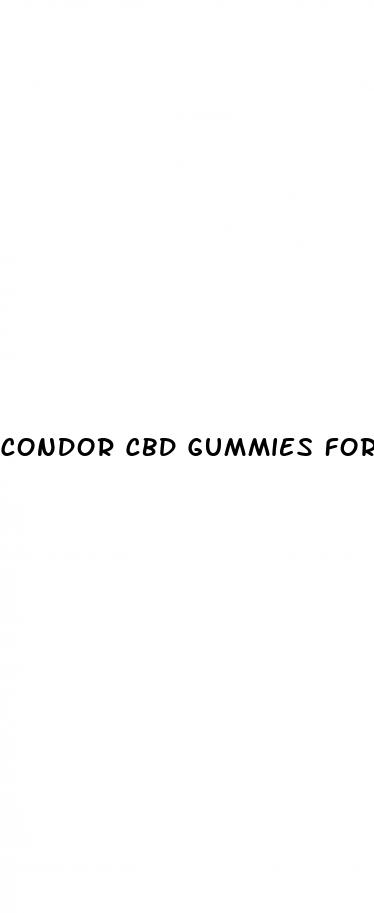condor cbd gummies for penile growth
