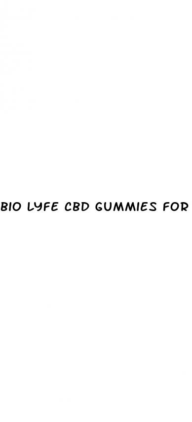 bio lyfe cbd gummies for sale
