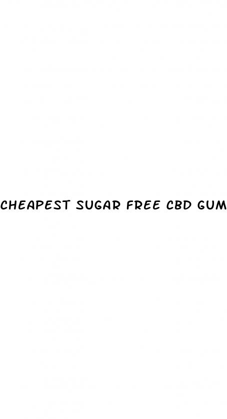 cheapest sugar free cbd gummy bears