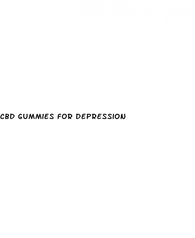 cbd gummies for depression