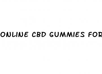 online cbd gummies for pain
