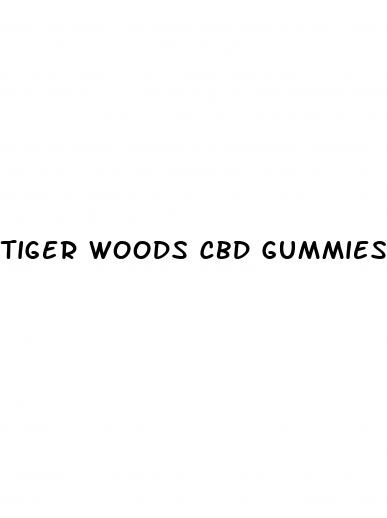 tiger woods cbd gummies for pain