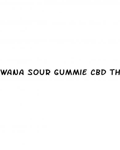 wana sour gummie cbd thc 2 1