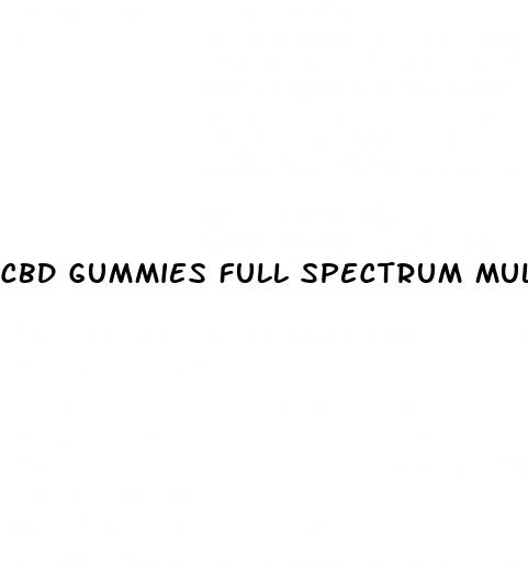 cbd gummies full spectrum multivitamin